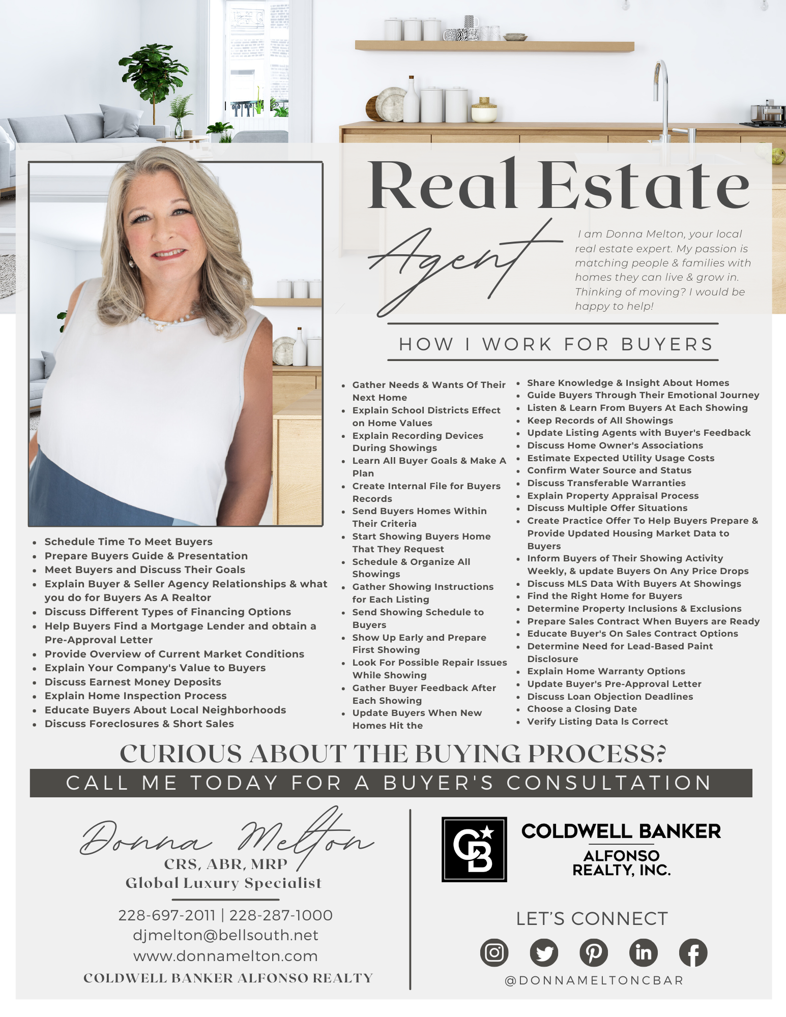 Mississippi Gulf Coast Real Estate Service Donna Melton, Coldwell